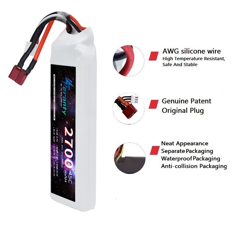 1/3PCS 2S 7.4V Lipo Battery 27 - Drone Battery 3S ulasan dan harga