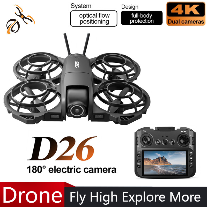 D26 Drone 4K Aerial HD 180° Ca - Drone Battery Case ulasan dan harga