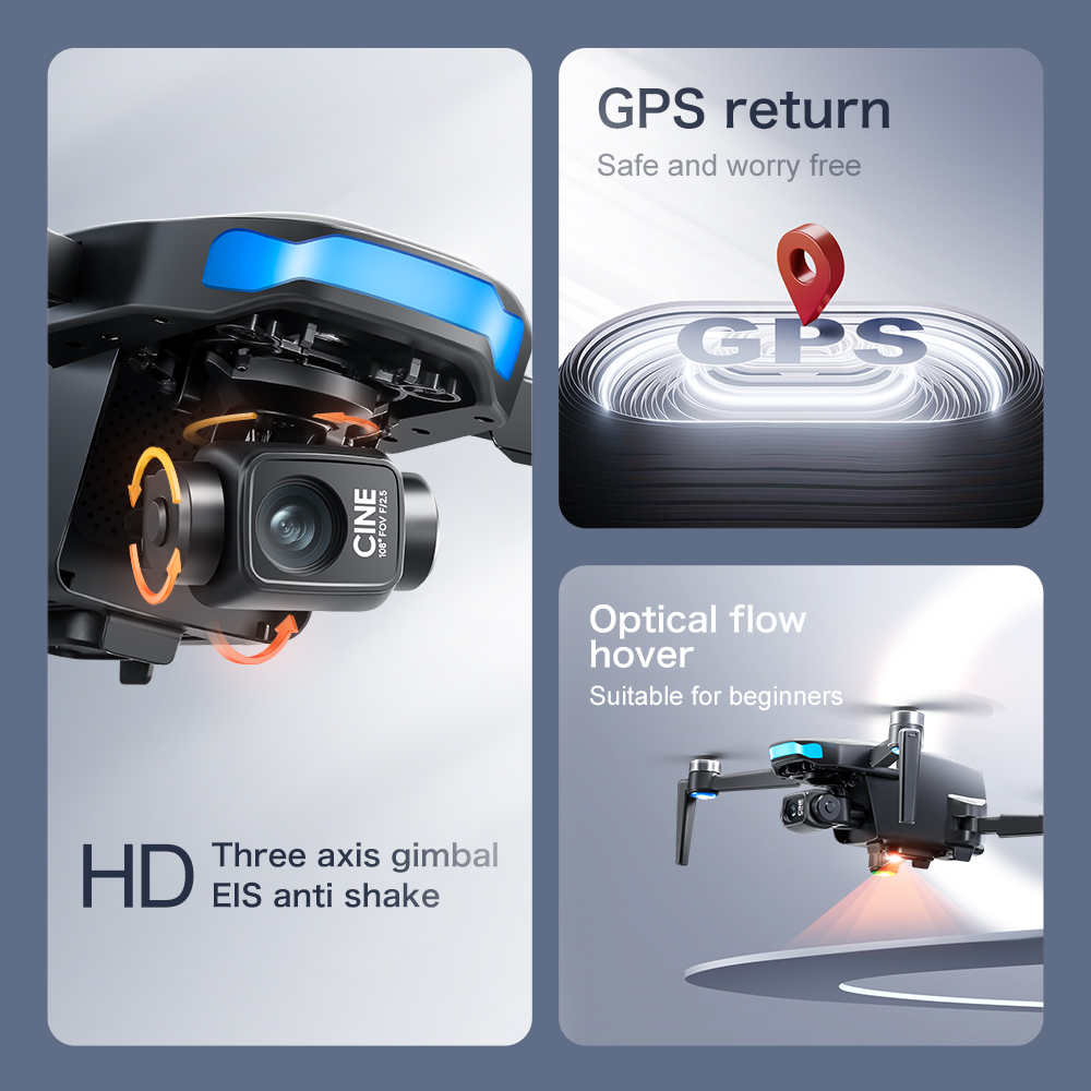 Original S-X1 GPS Drone 8KHD p - Jjrc Drone X12 ulasan dan harga