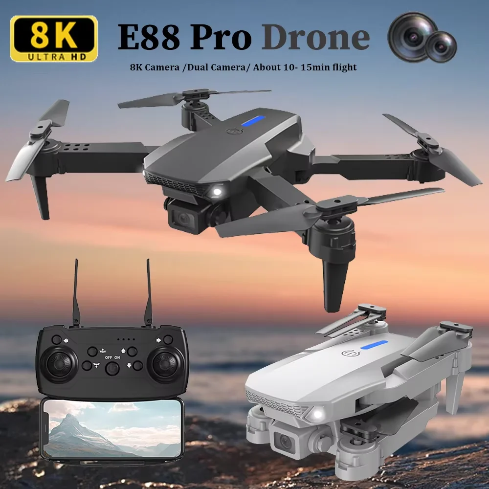 2025 E88 Professional HD 4K RC - Eachine Drone E58 ulasan dan harga