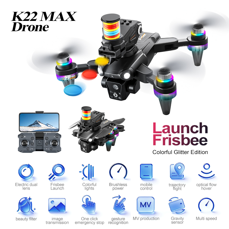 JCMO K22 MAX Frisbee Launch Dr - Drone Battery Case ulasan dan harga